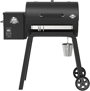 Pit BOSS 700 Carbon Series Wood Pellet Grill & Smoker with LCD Digital Controller, 718