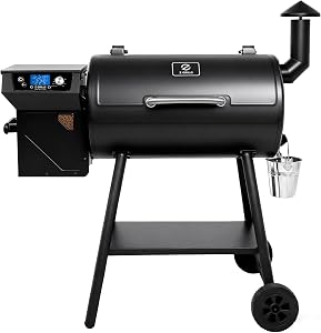 Z GRILLS ZPG-550B2 Wood Pellet Grill & Smoker with PID 3.0 Controller, 553 sq in Cooki