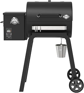 PIT BOSS 500 Carbon Series Wood Pellet Grill & Smoker with LCD Digital Controller, 543