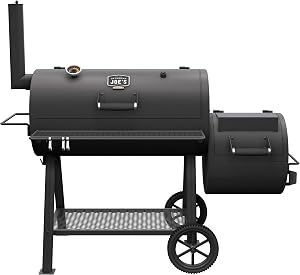 Oklahoma Joe's Highland Offset Charcoal Smoker and Grill with 900 sq. in. Cooking Area in